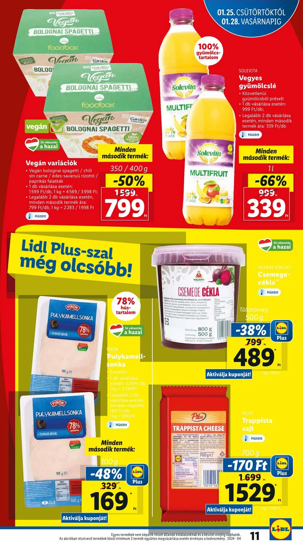 Lidl akciós újság 01.25–01.31 – 11. oldal