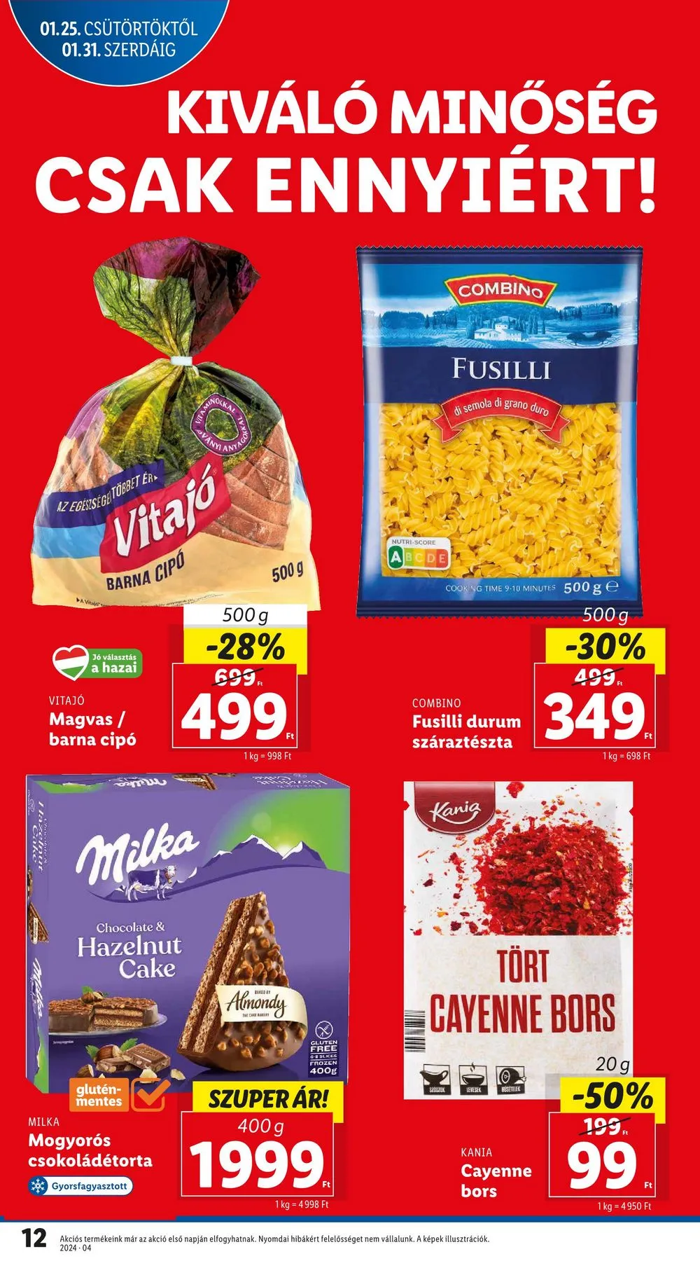 Lidl akciós újság 01.25–01.31 – 12. oldal