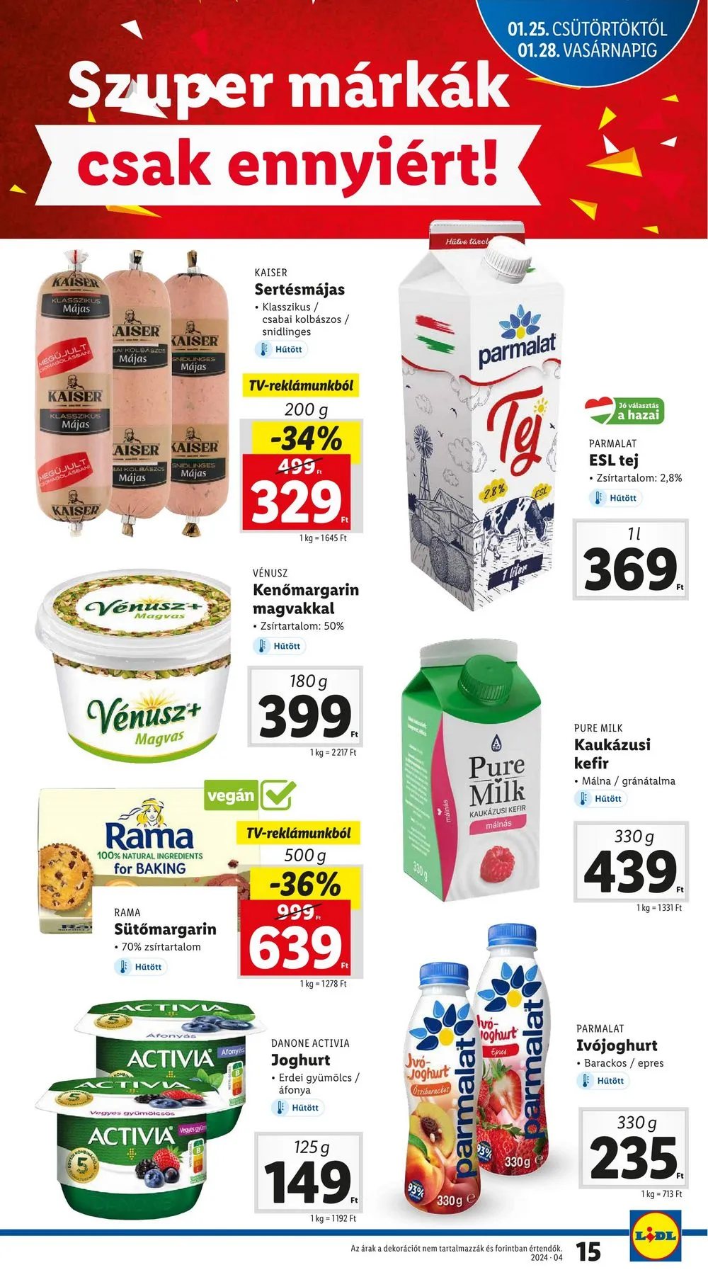 Lidl akciós újság 01.25–01.31 – 15. oldal