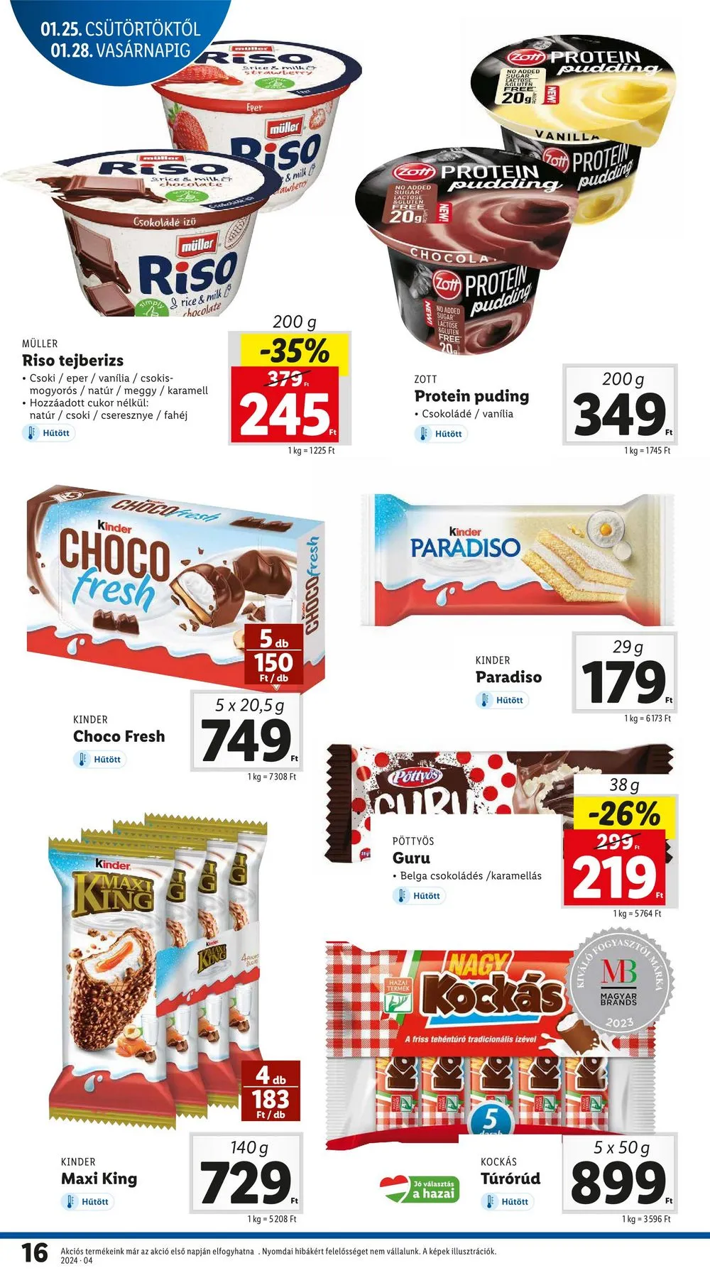 Lidl akciós újság 01.25–01.31 – 16. oldal