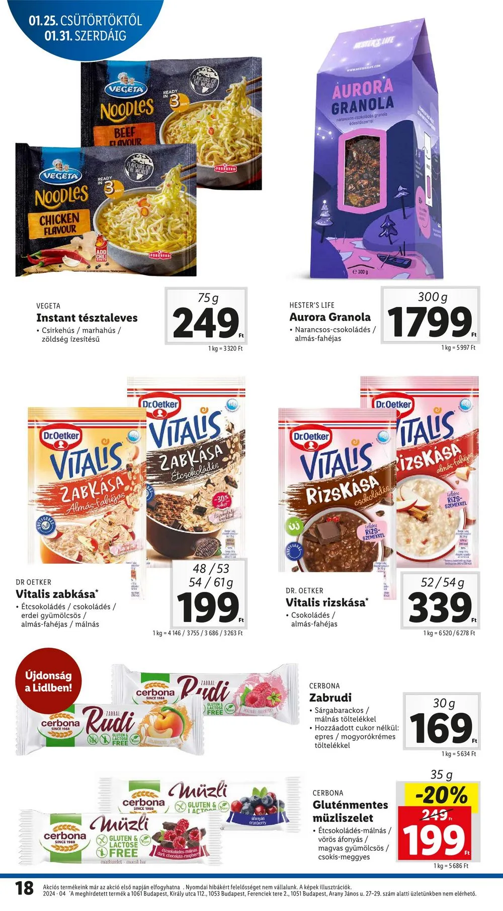 Lidl akciós újság 01.25–01.31 – 18. oldal
