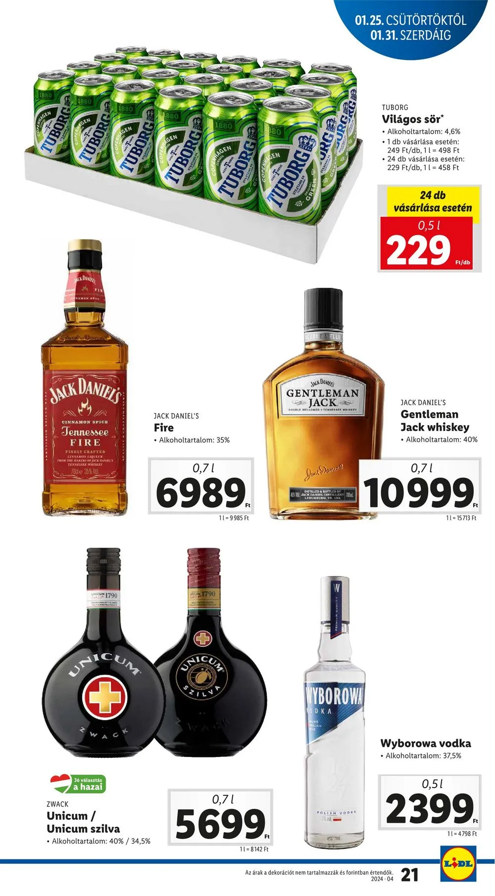 Lidl akciós újság 01.25–01.31 – 21. oldal