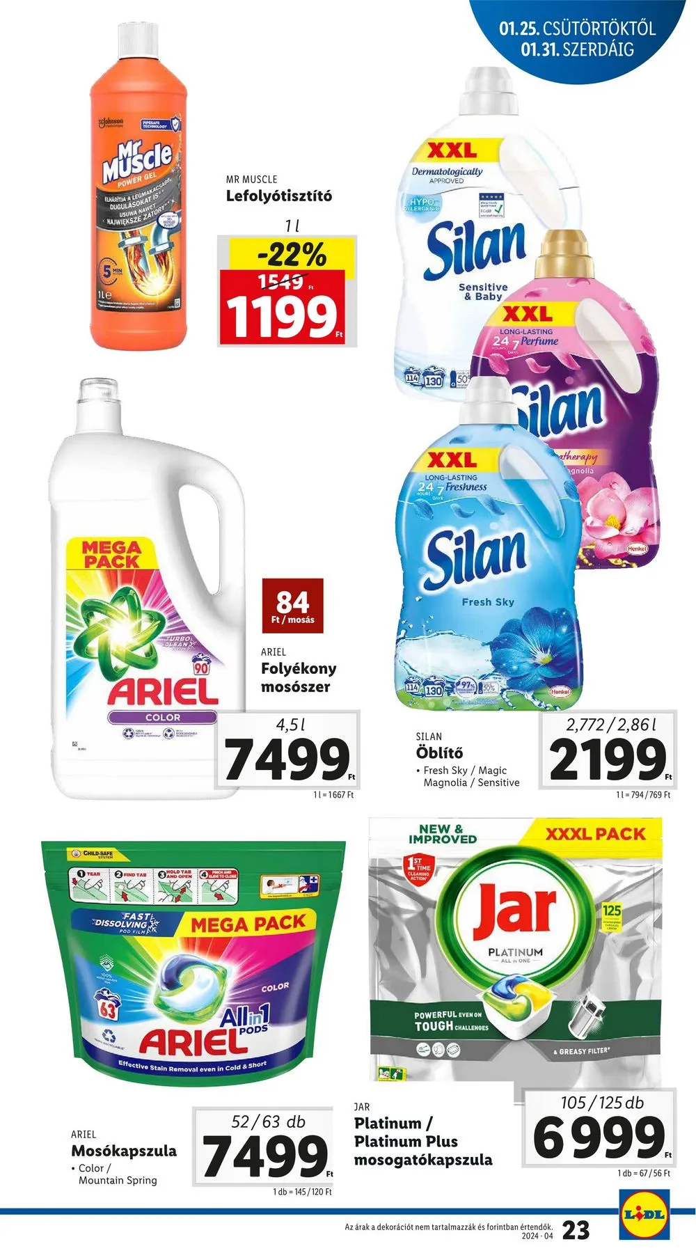 Lidl akciós újság 01.25–01.31 – 23. oldal