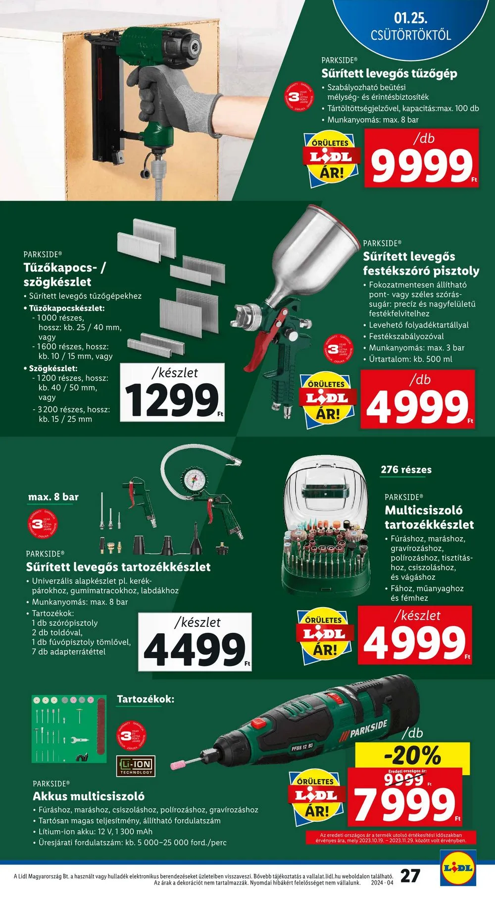 Lidl akciós újság 01.25–01.31 – 27. oldal