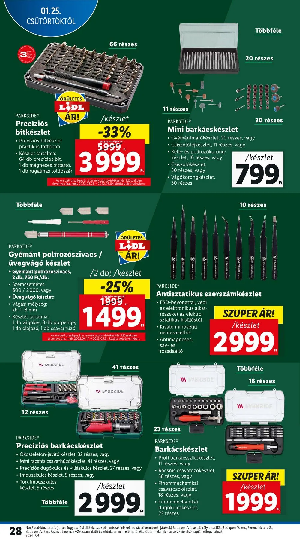 Lidl akciós újság 01.25–01.31 – 28. oldal