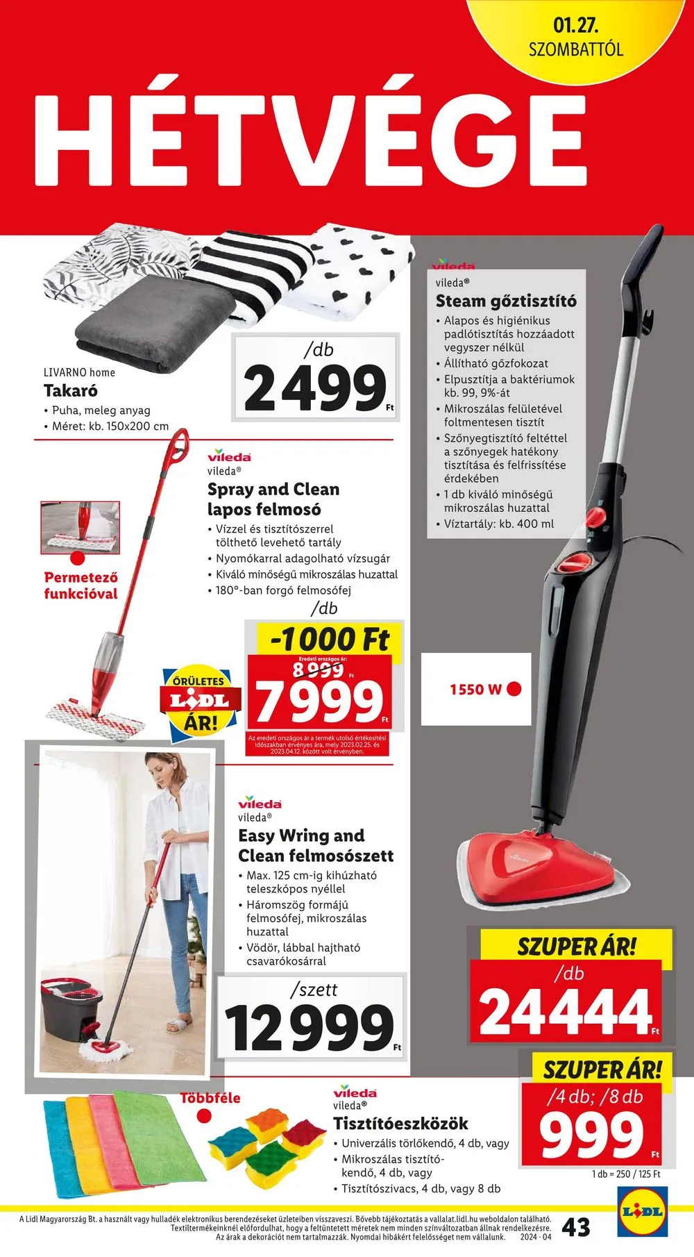 Lidl akciós újság 01.25–01.31 – 43. oldal