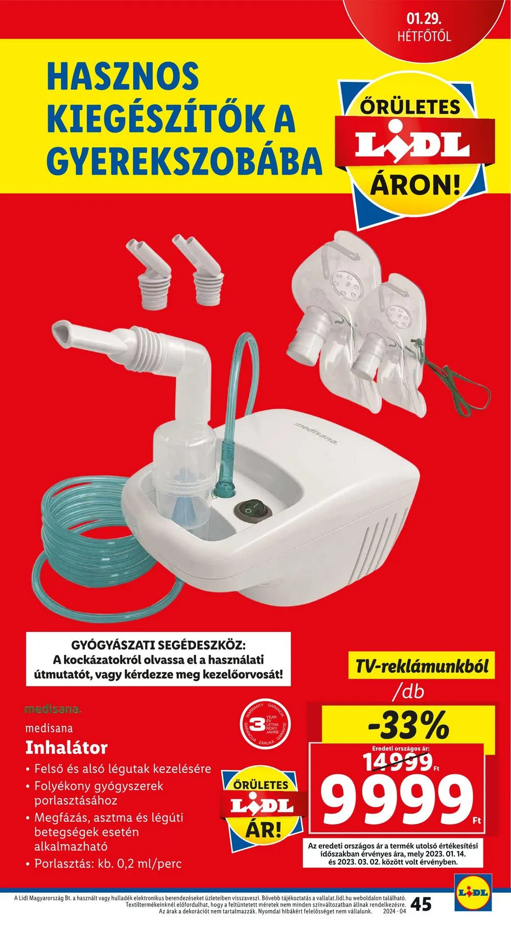 Lidl akciós újság 01.25–01.31 – 45. oldal