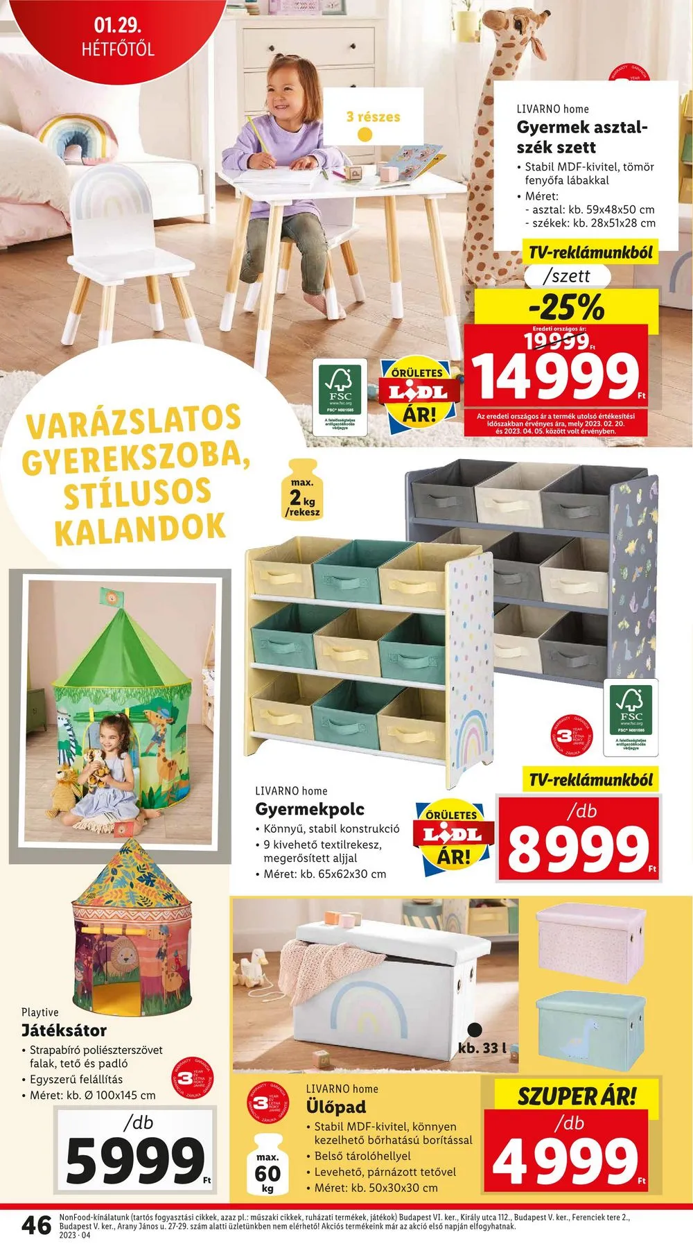 Lidl akciós újság 01.25–01.31 – 46. oldal
