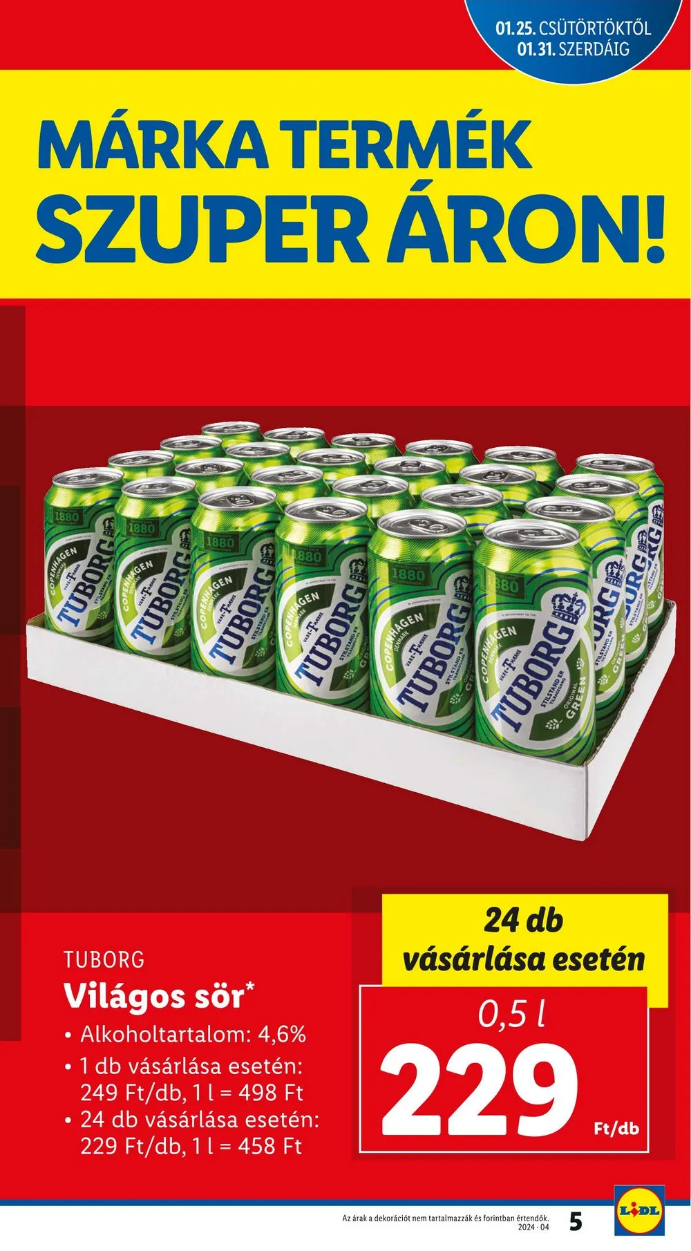 Lidl akciós újság 01.25–01.31 – 5. oldal