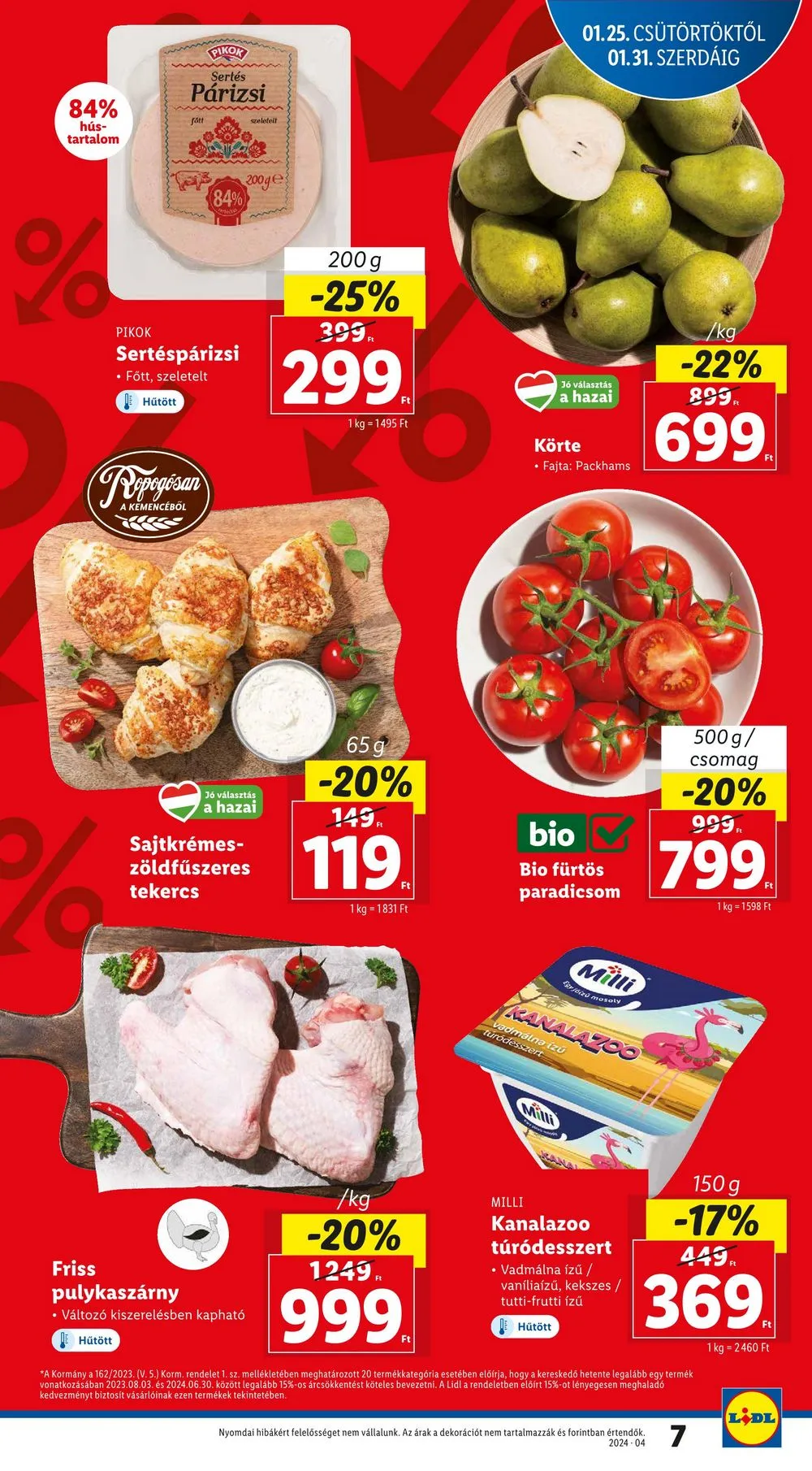 Lidl akciós újság 01.25–01.31 – 7. oldal