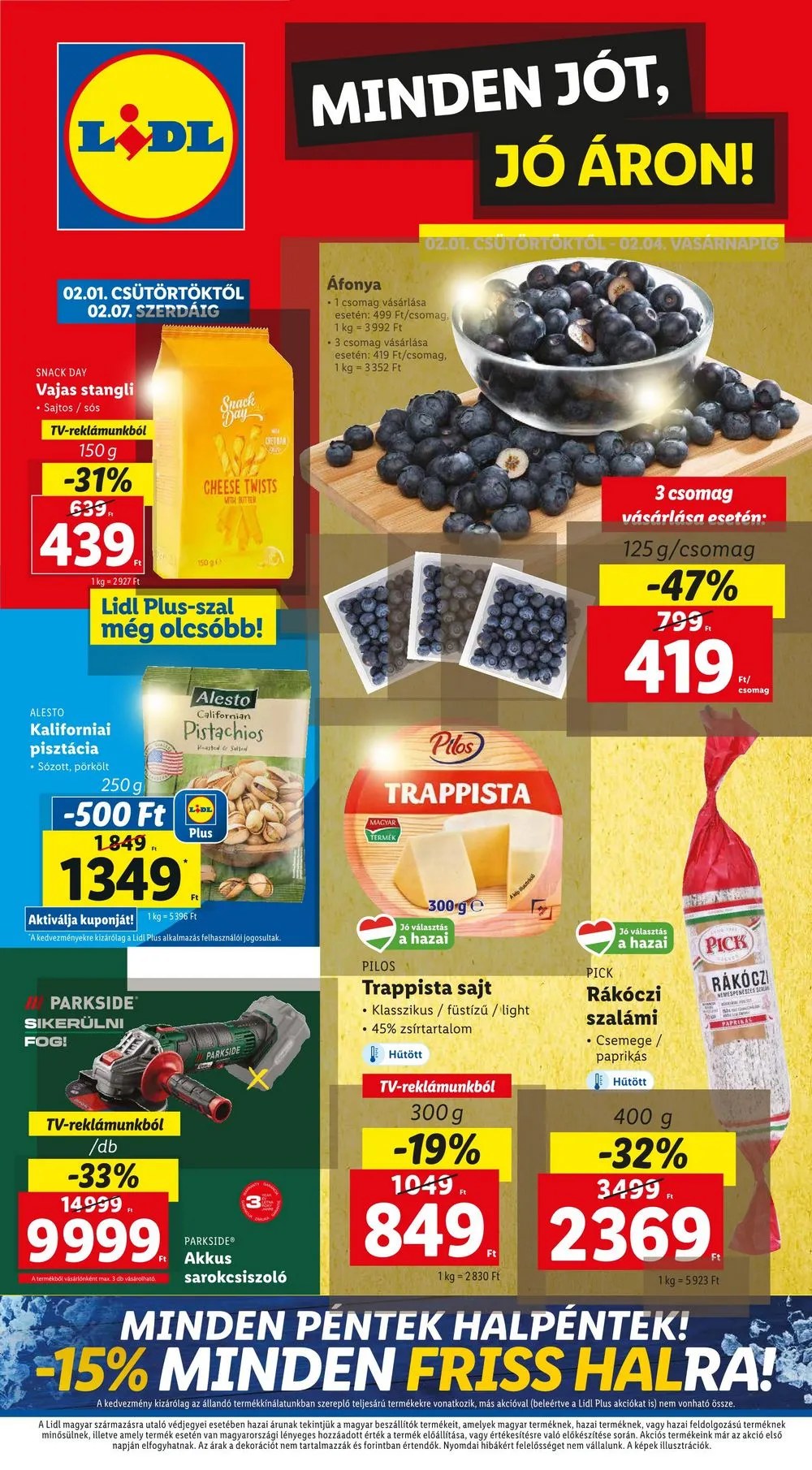 Lidl akciós újság 02.01–02.07