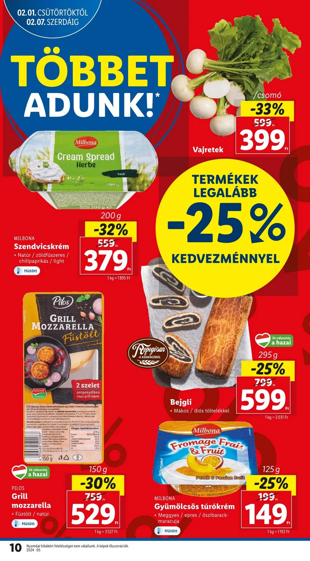 Lidl akciós újság 02.01–02.07 – 10. oldal