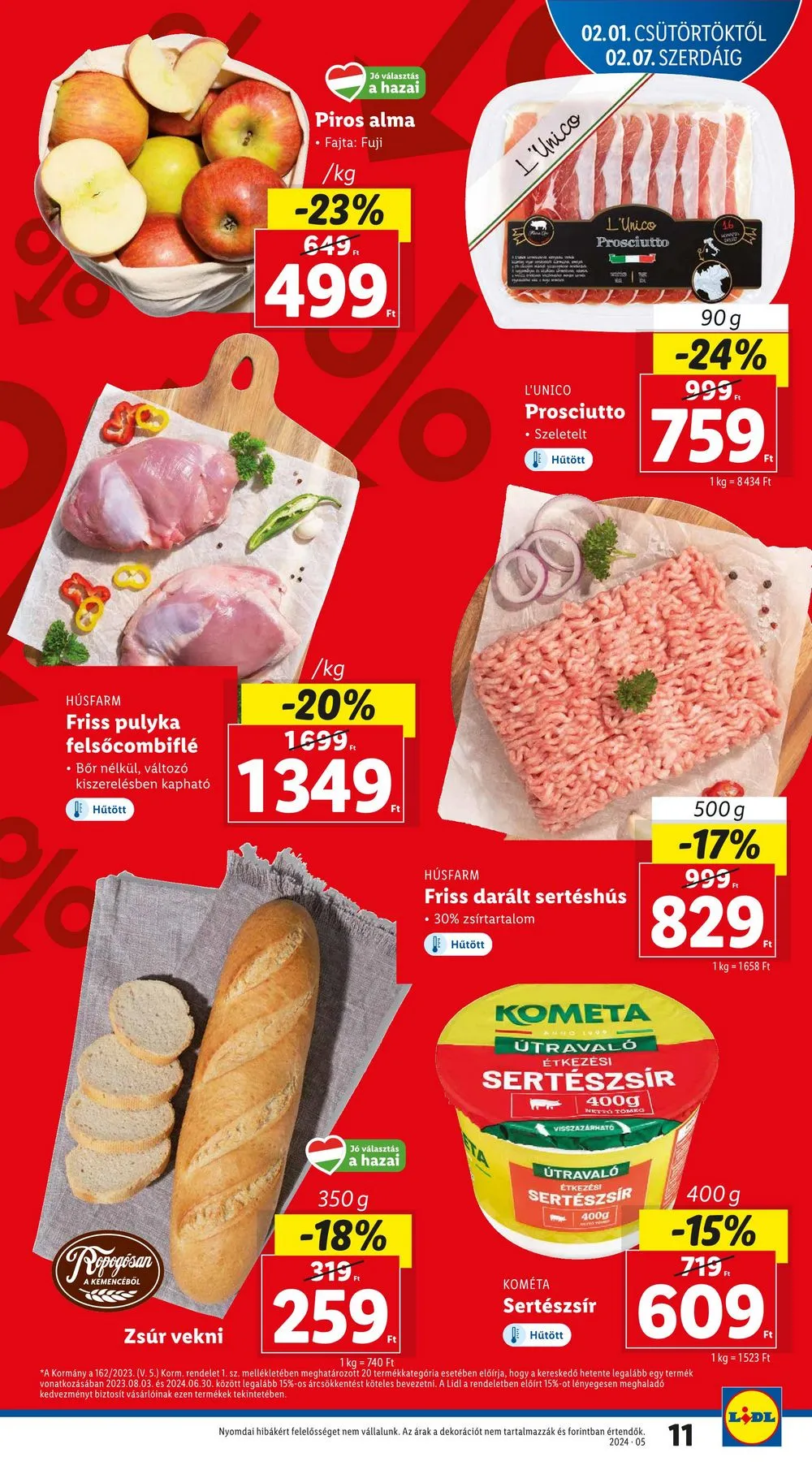 Lidl akciós újság 02.01–02.07 – 11. oldal