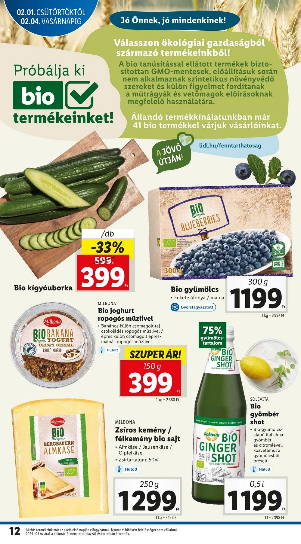 Lidl akciós újság 02.01–02.07 – 12. oldal