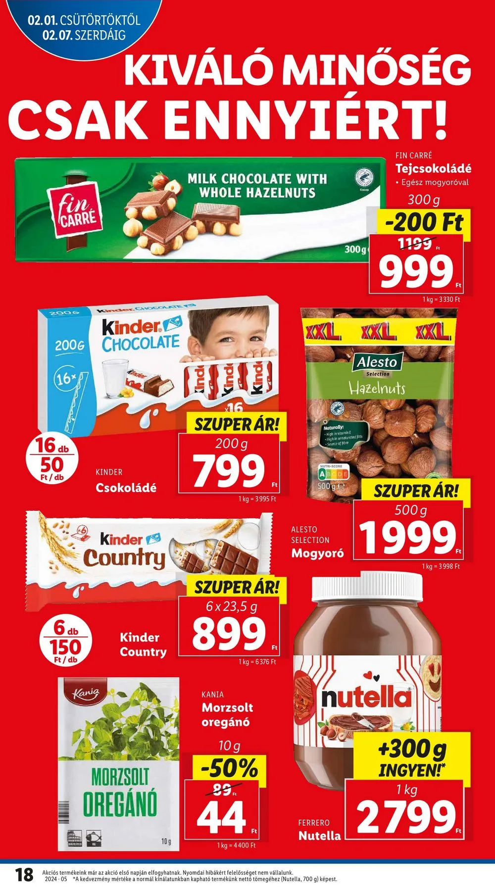 Lidl akciós újság 02.01–02.07 – 18. oldal