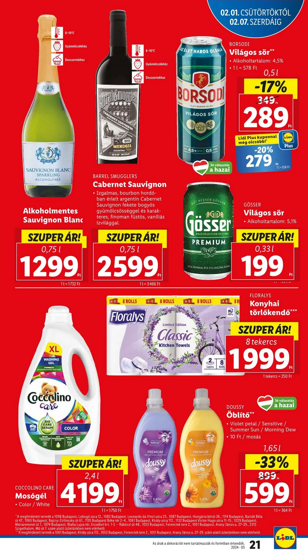 Lidl akciós újság 02.01–02.07 – 21. oldal