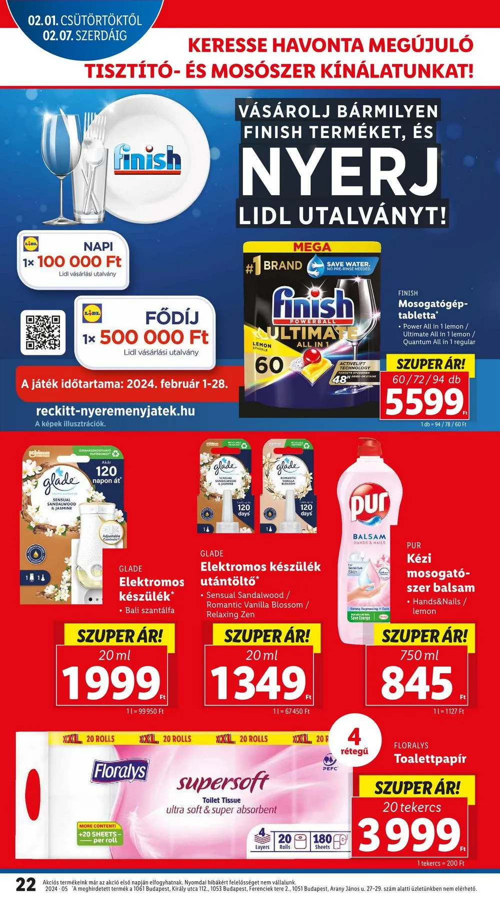 Lidl akciós újság 02.01–02.07 – 22. oldal