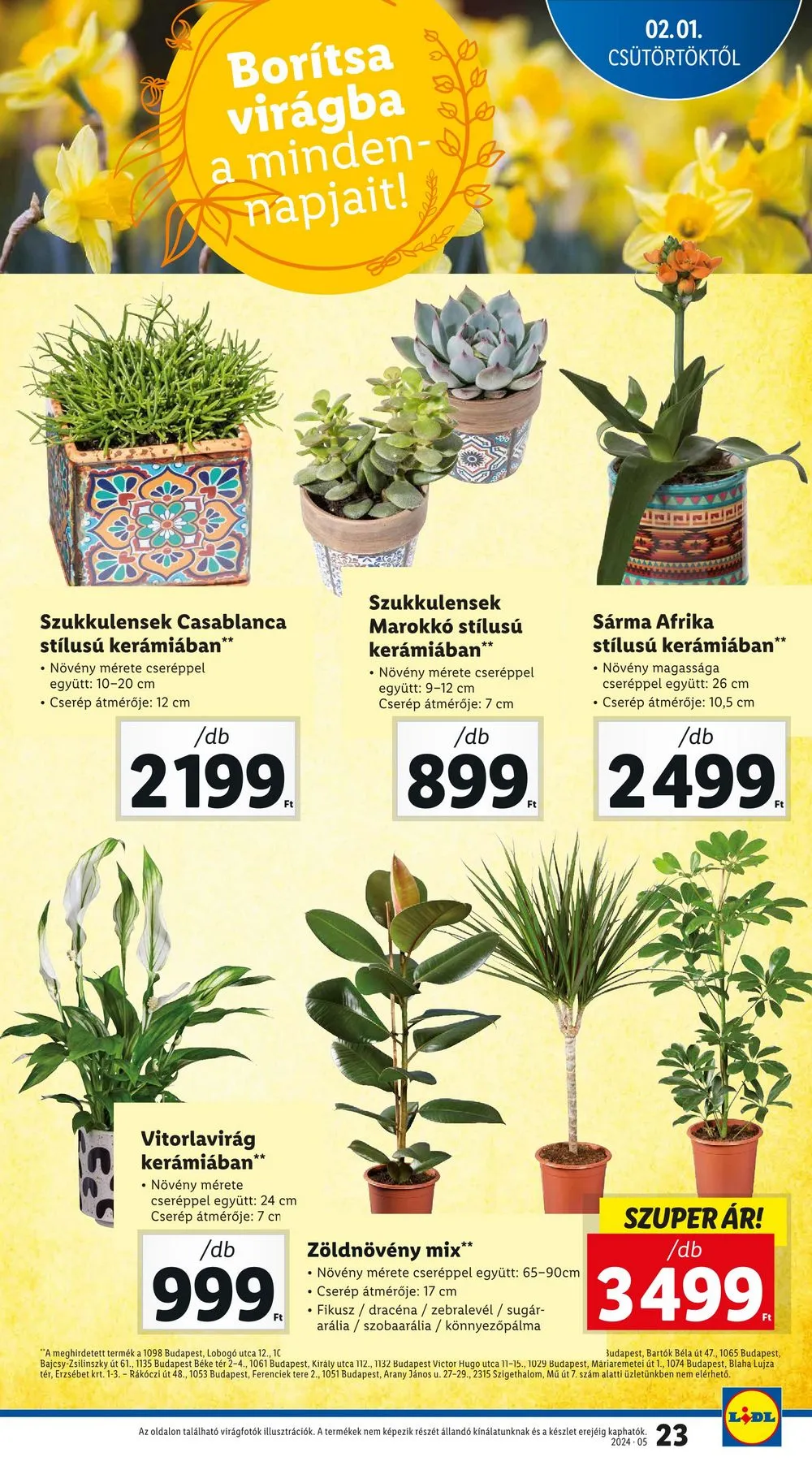 Lidl akciós újság 02.01–02.07 – 23. oldal