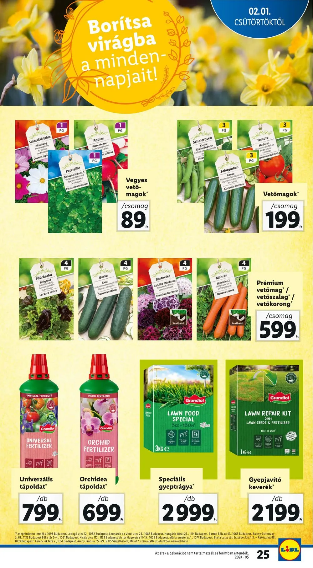 Lidl akciós újság 02.01–02.07 – 25. oldal