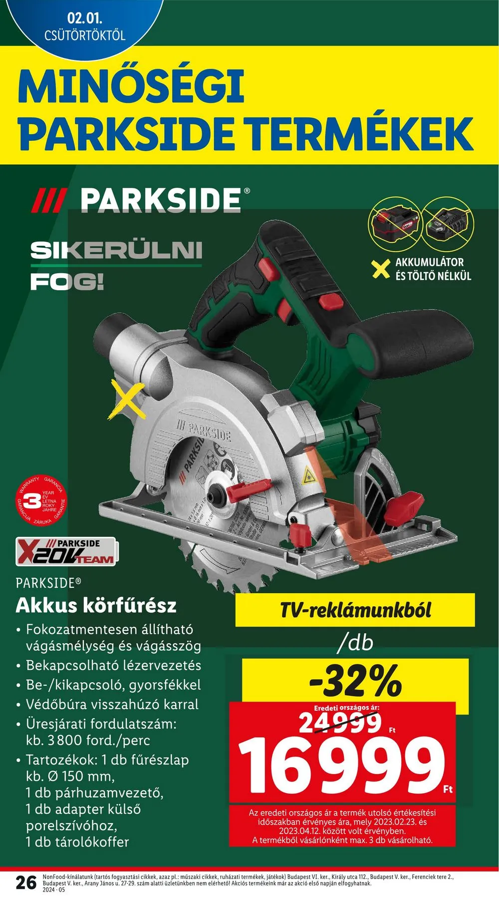 Lidl akciós újság 02.01–02.07 – 26. oldal