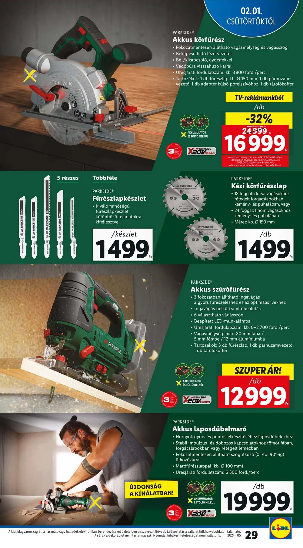 Lidl akciós újság 02.01–02.07 – 29. oldal