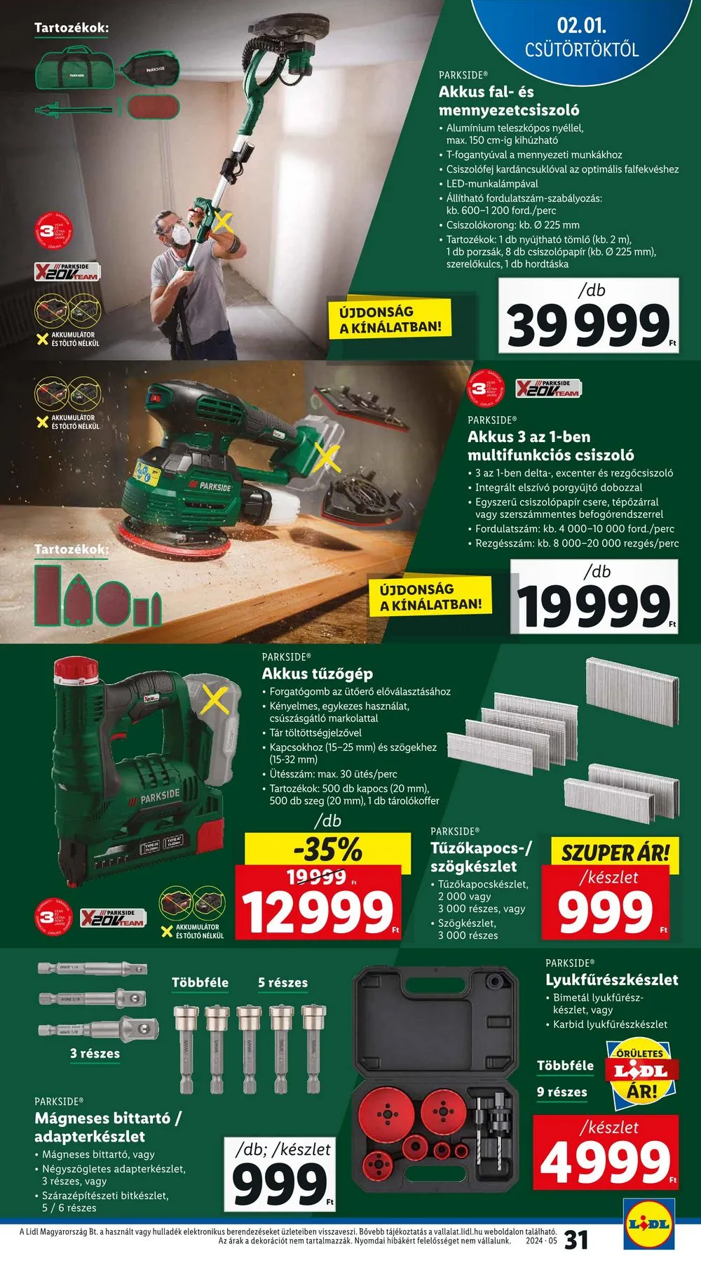 Lidl akciós újság 02.01–02.07 – 31. oldal