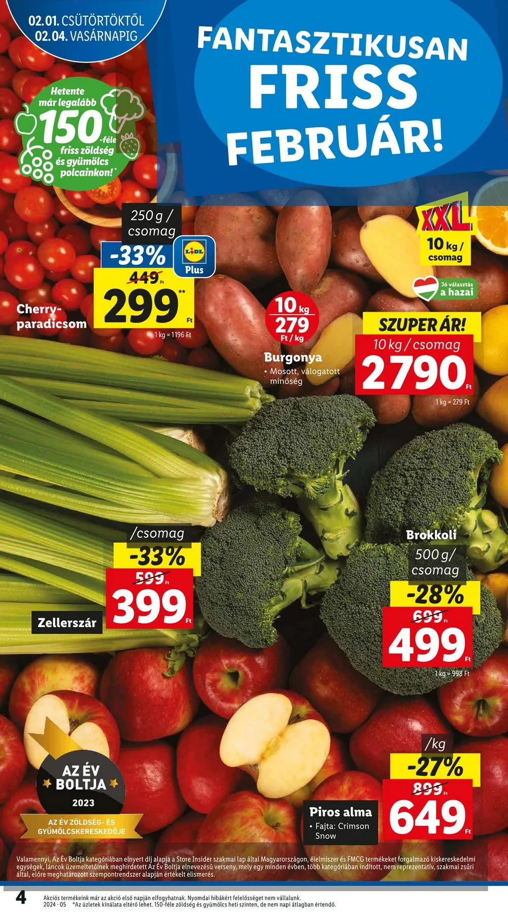 Lidl akciós újság 02.01–02.07 – 4. oldal