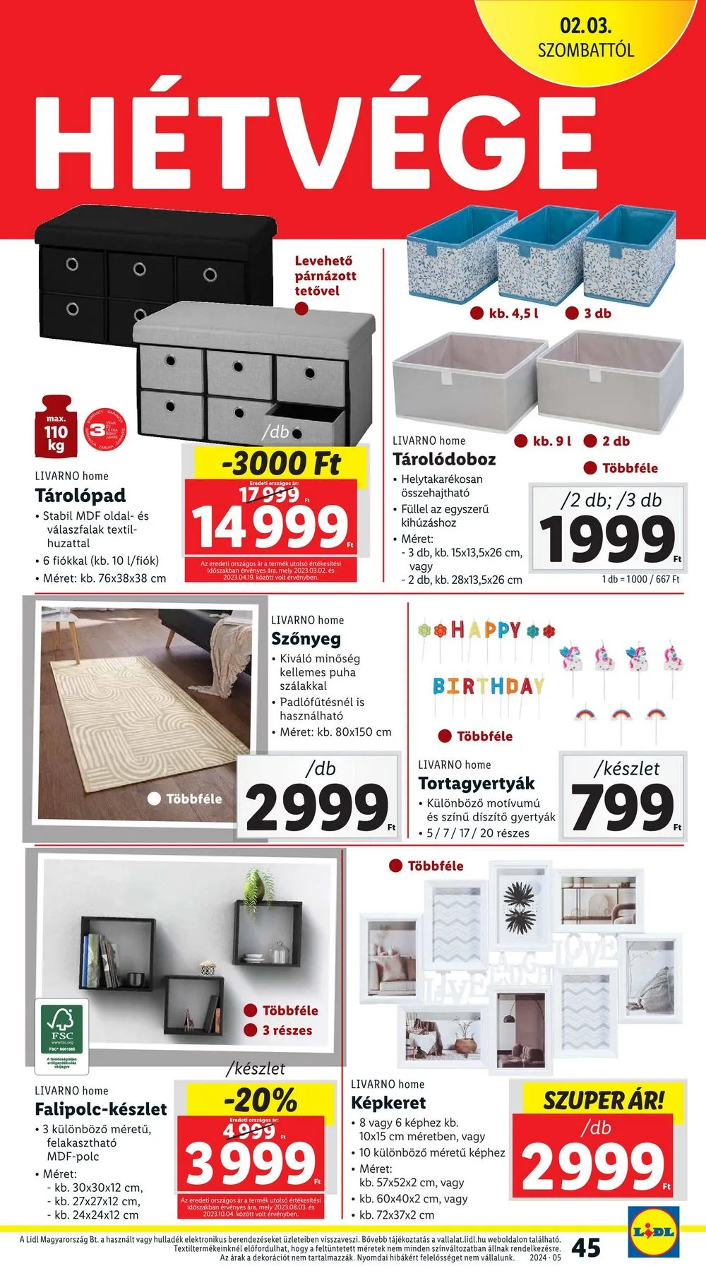 Lidl akciós újság 02.01–02.07 – 45. oldal