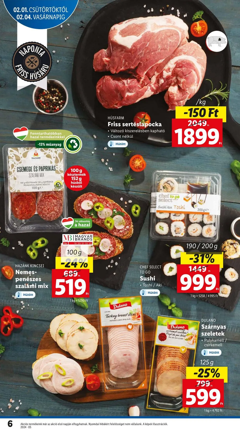 Lidl akciós újság 02.01–02.07 – 6. oldal