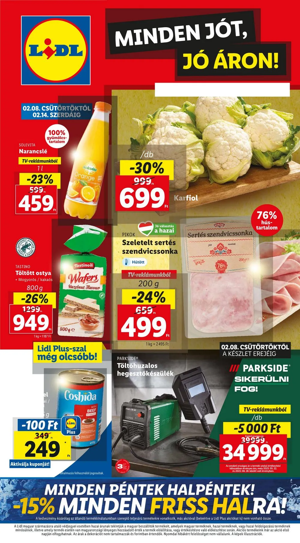 Lidl akciós újság 02.08–02.14