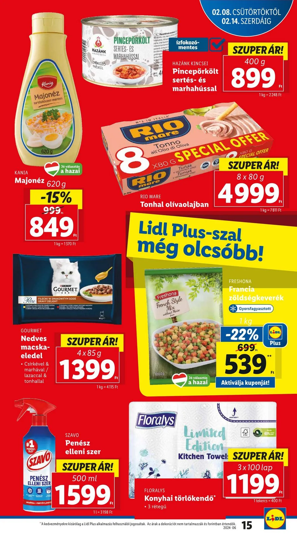 Lidl akciós újság 02.08–02.14 – 15. oldal