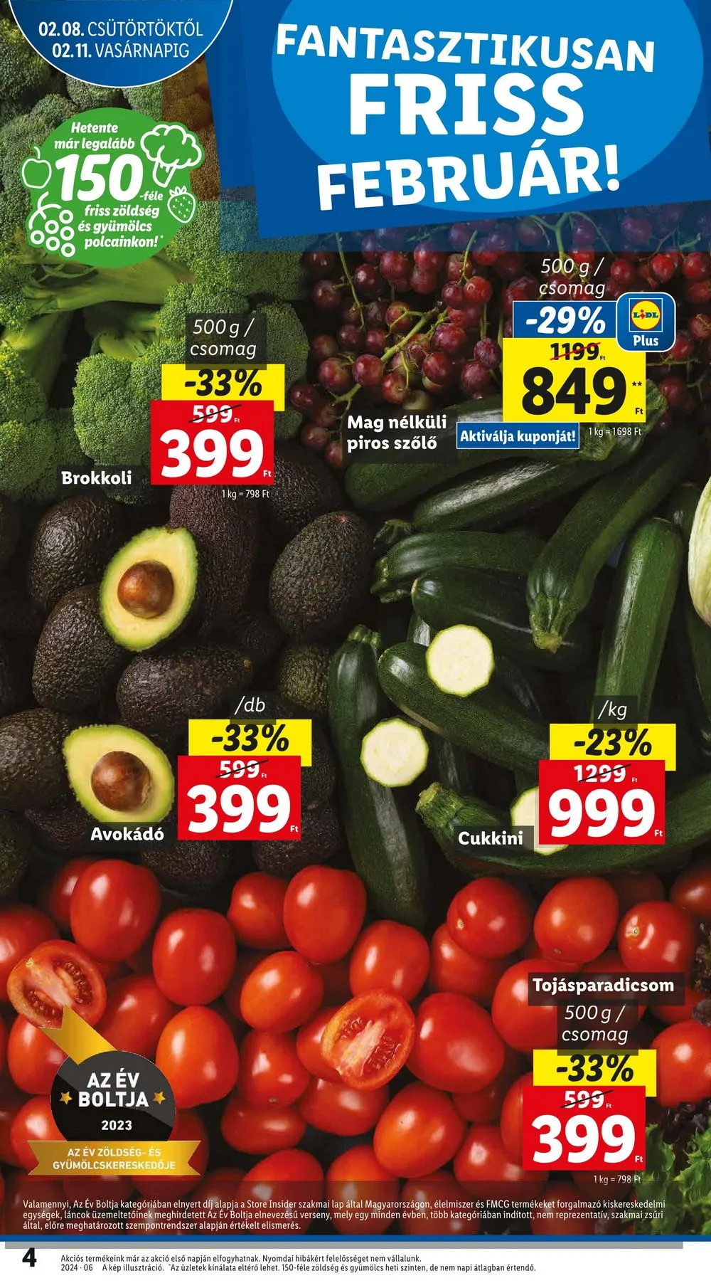 Lidl akciós újság 02.08–02.14 – 4. oldal