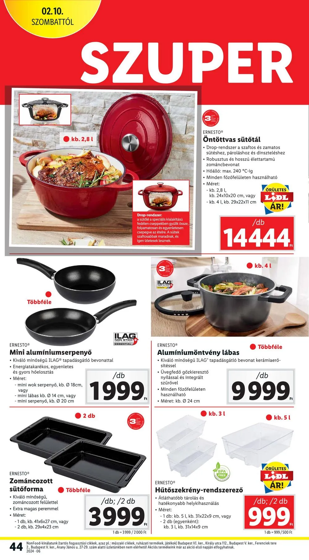 Lidl akciós újság 02.08–02.14 – 44. oldal