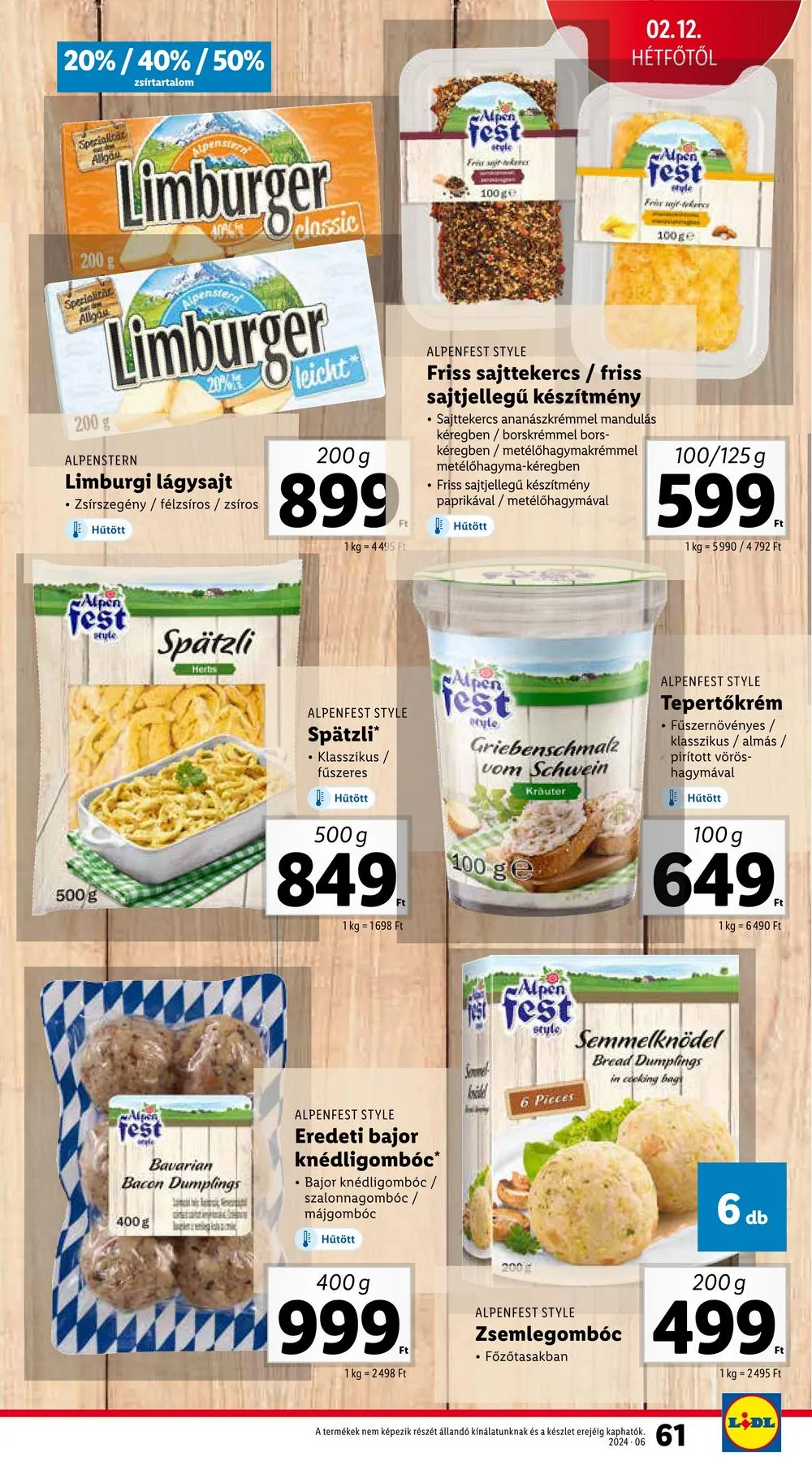 Lidl akciós újság 02.08–02.14 – 61. oldal
