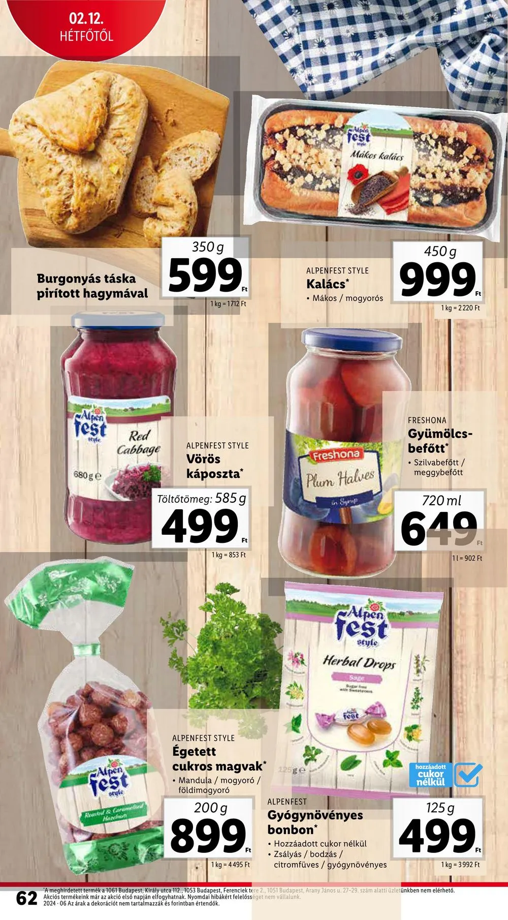 Lidl akciós újság 02.08–02.14 – 62. oldal
