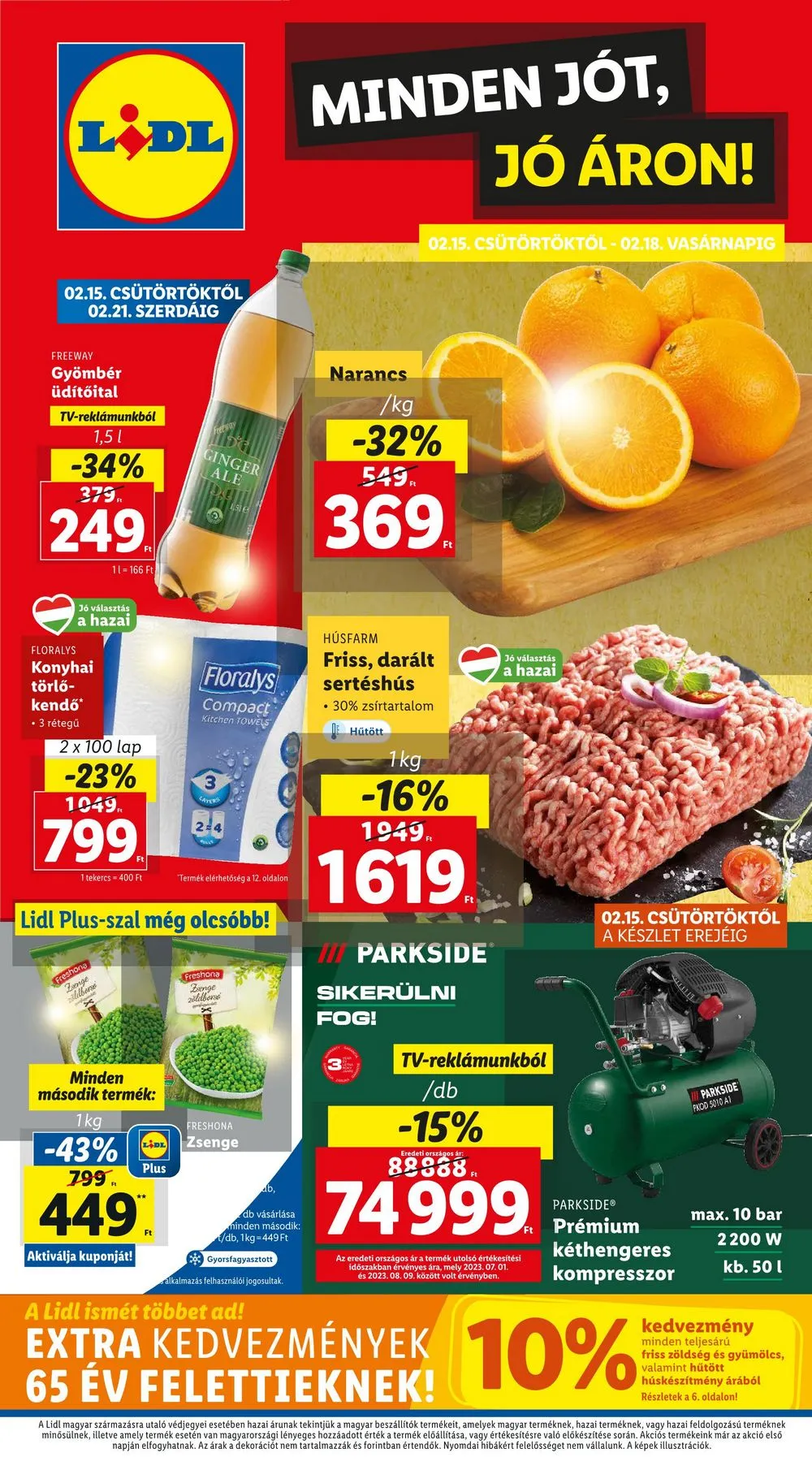 Lidl akciós újság 02.15–02.21