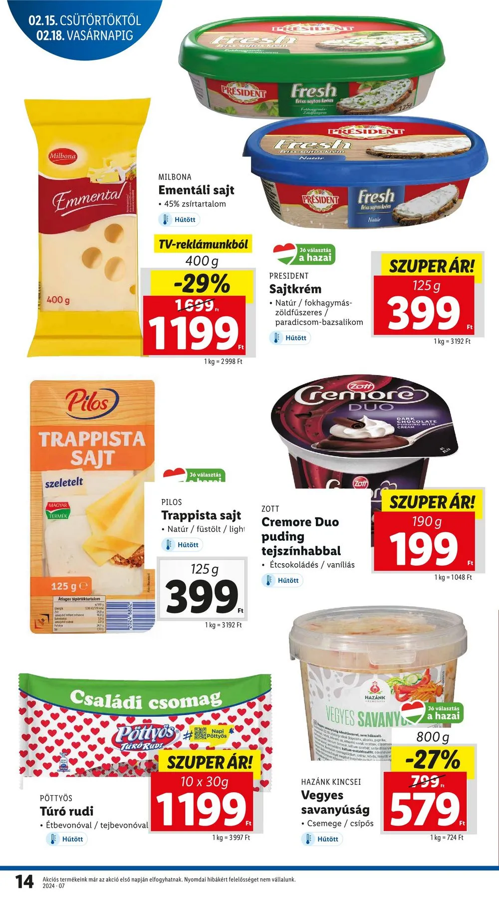 Lidl akciós újság 02.15–02.21 – 14. oldal