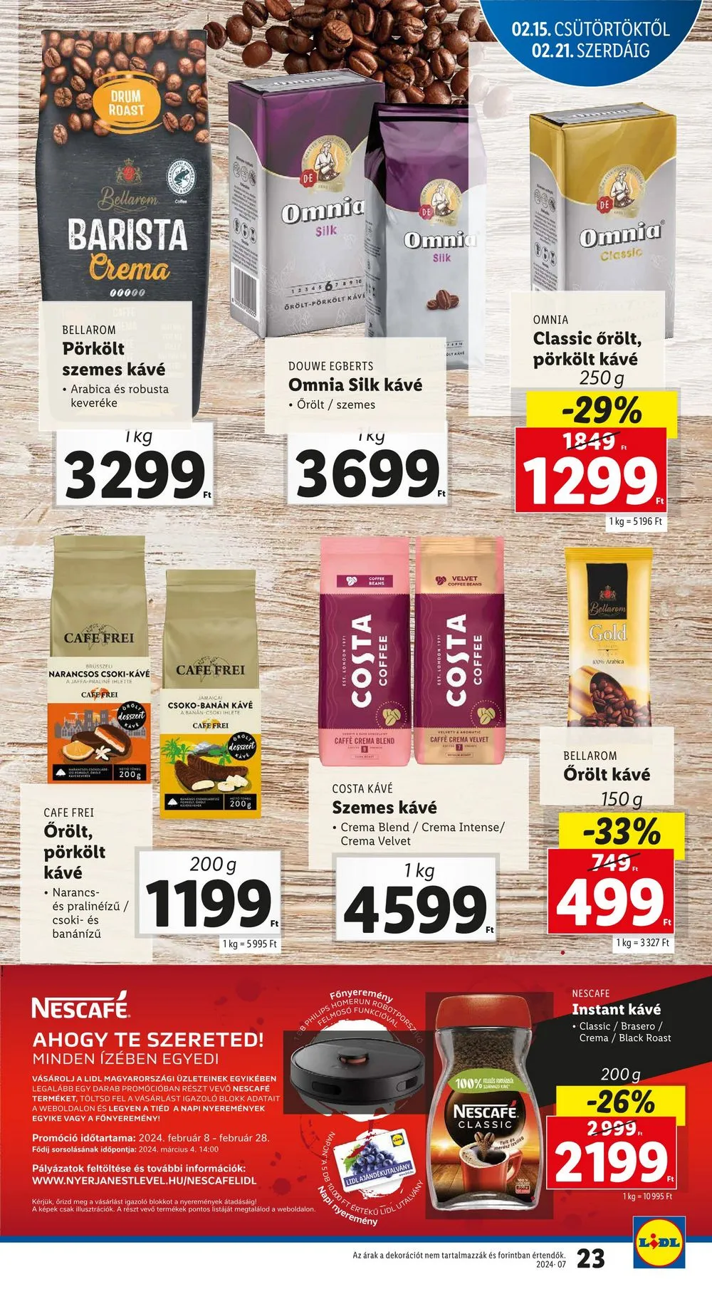 Lidl akciós újság 02.15–02.21 – 23. oldal