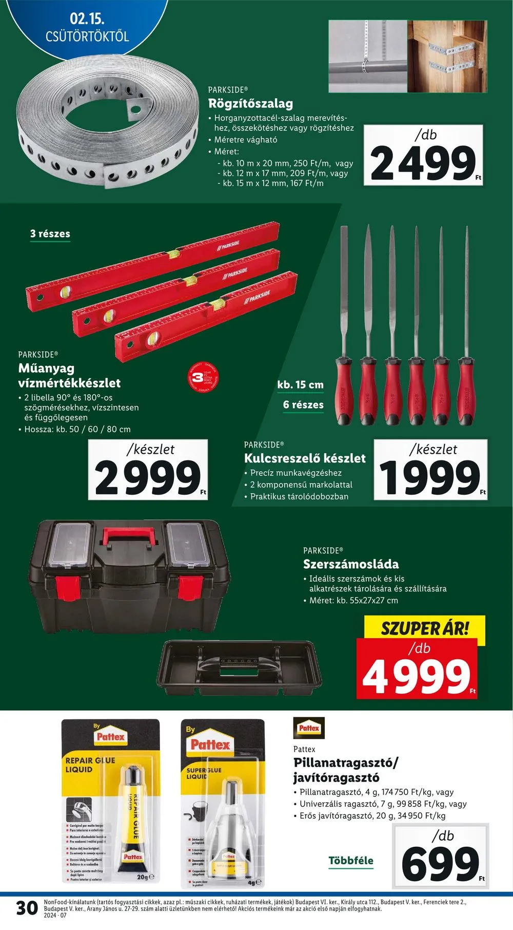 Lidl akciós újság 02.15–02.21 – 30. oldal