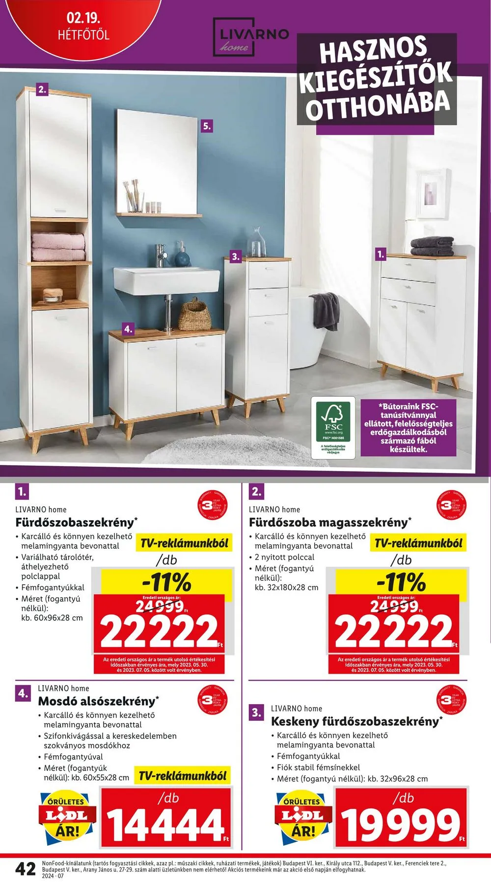 Lidl akciós újság 02.15–02.21 – 42. oldal