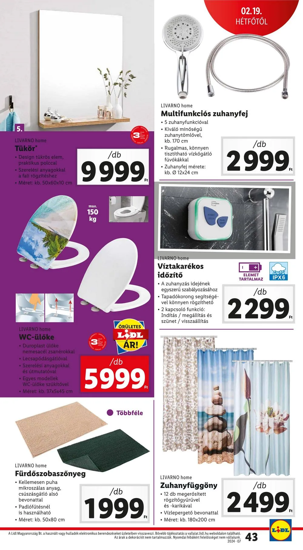 Lidl akciós újság 02.15–02.21 – 43. oldal