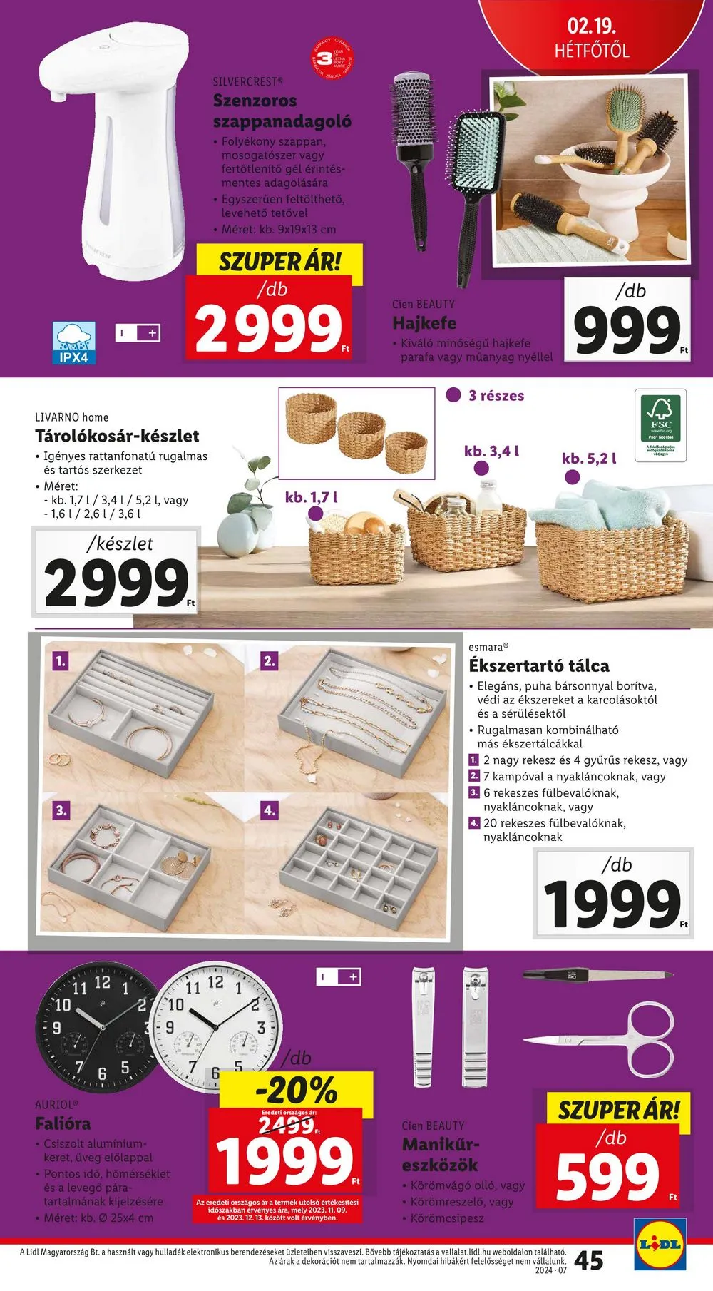 Lidl akciós újság 02.15–02.21 – 45. oldal