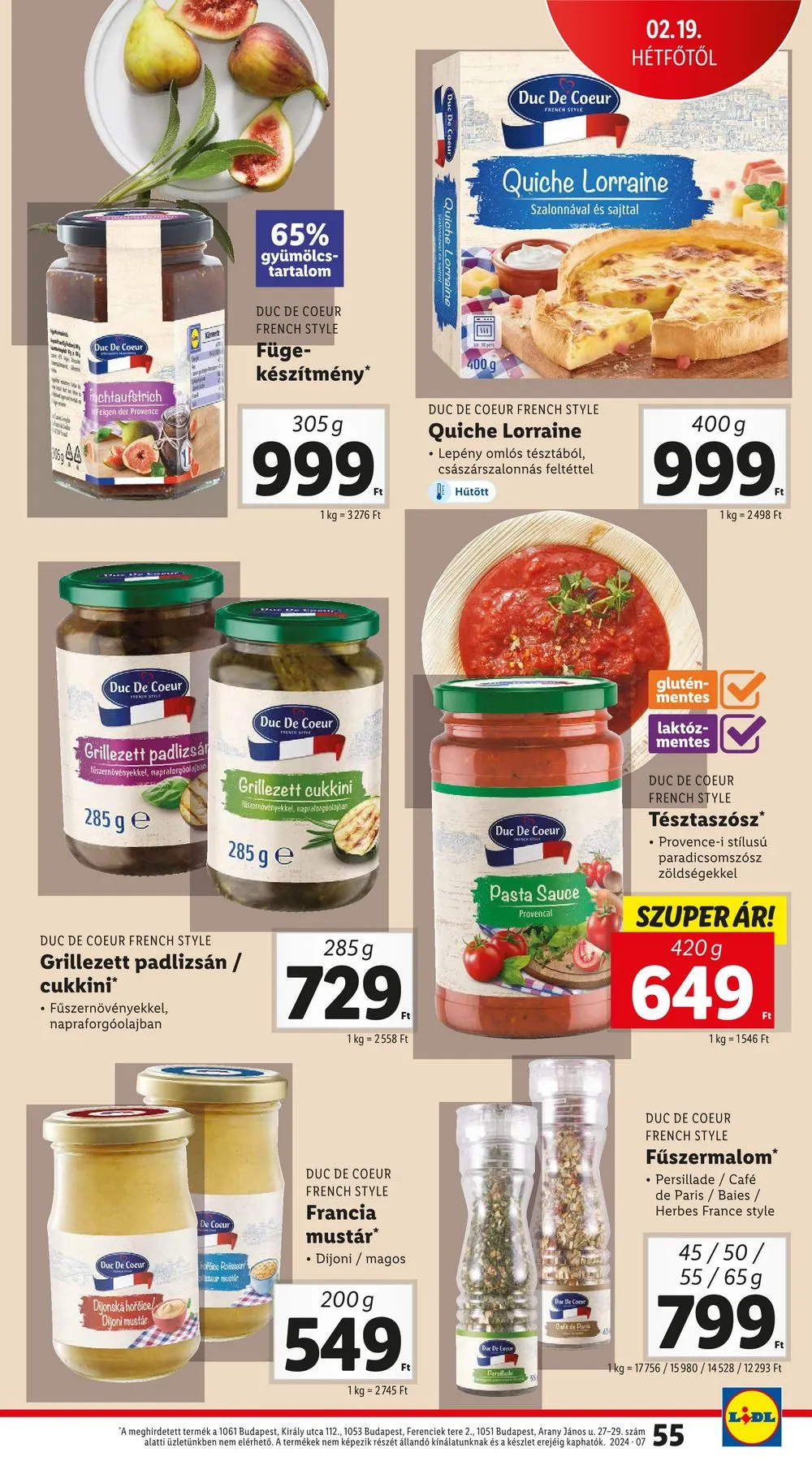 Lidl akciós újság 02.15–02.21 – 55. oldal