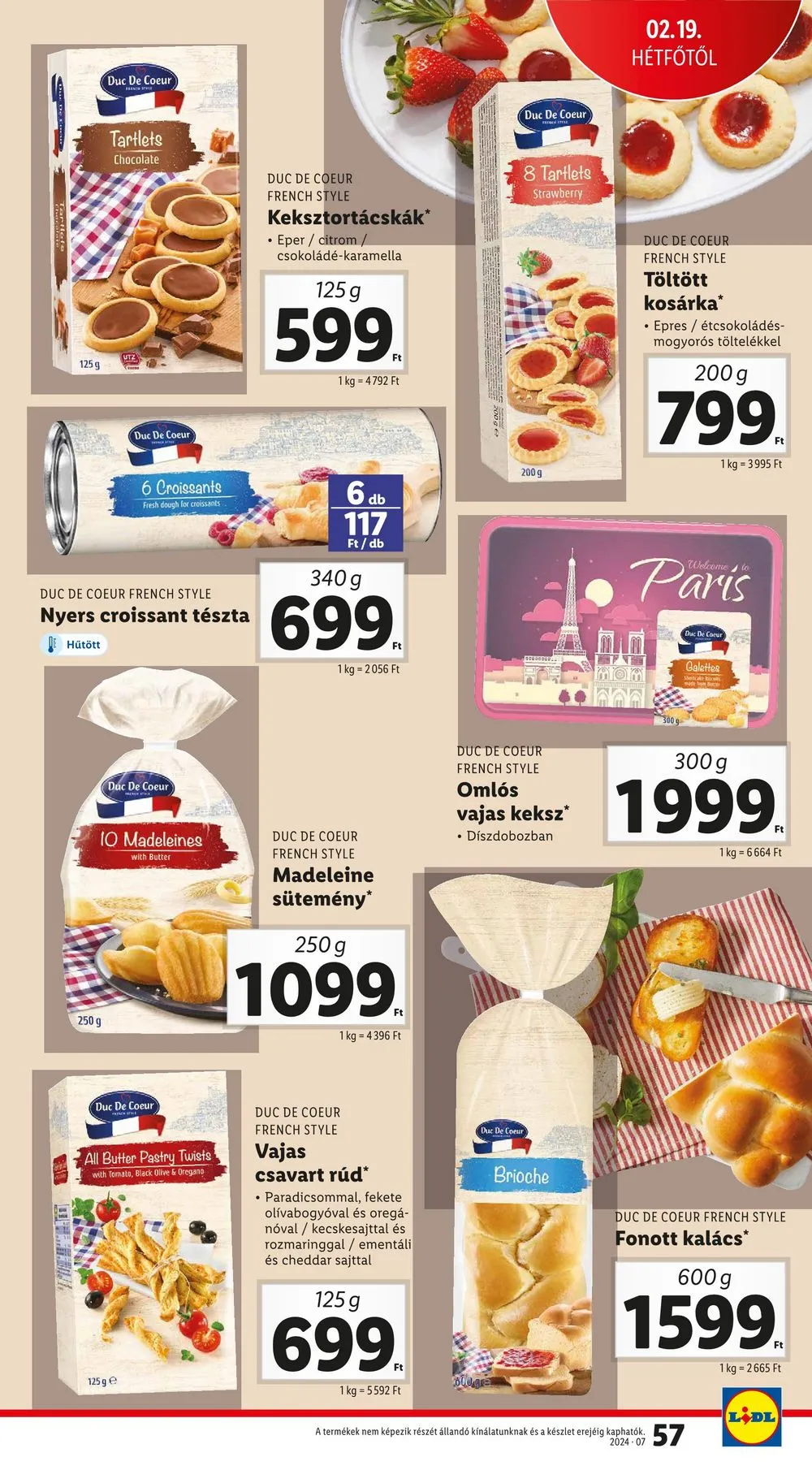 Lidl akciós újság 02.15–02.21 – 57. oldal