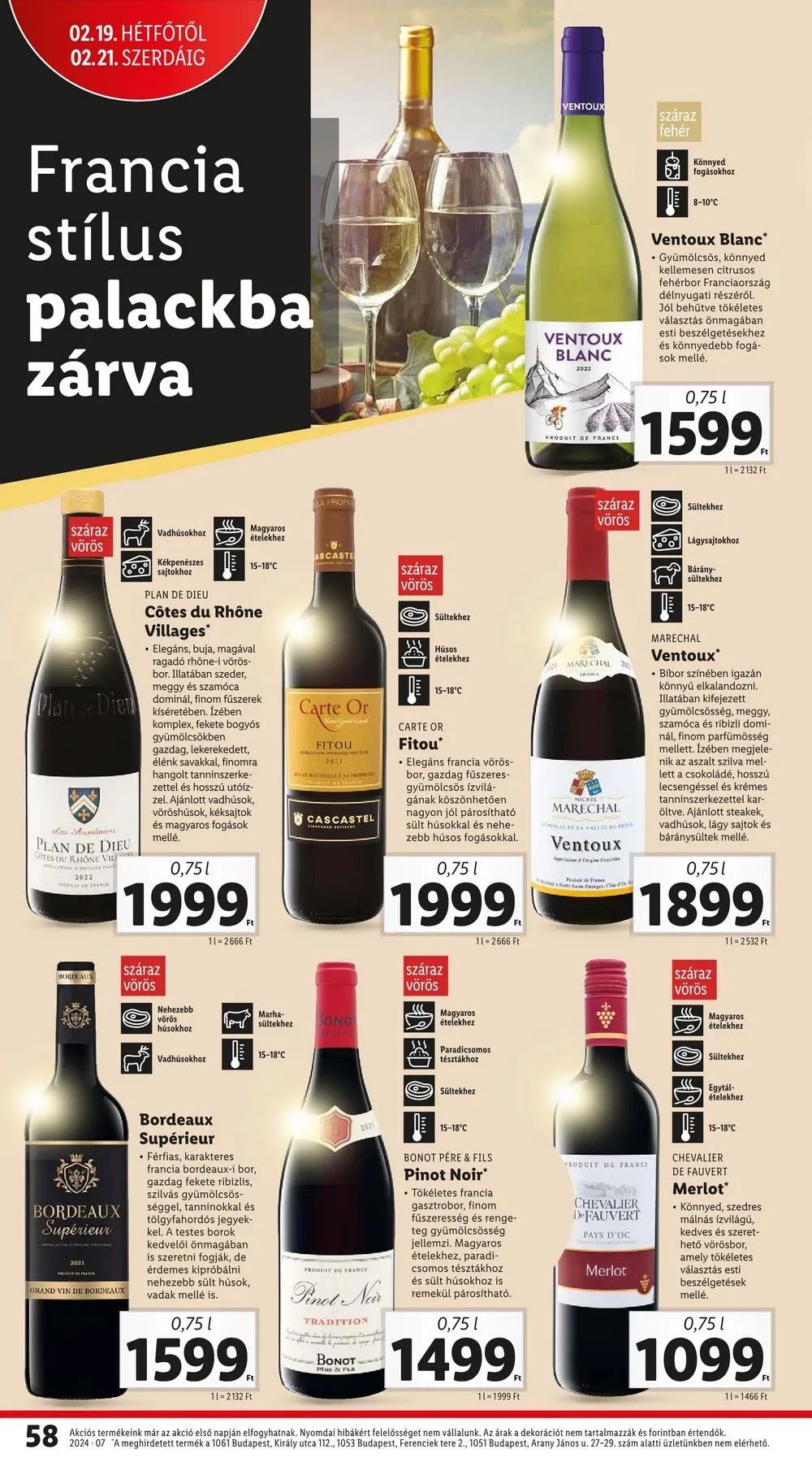 Lidl akciós újság 02.15–02.21 – 58. oldal