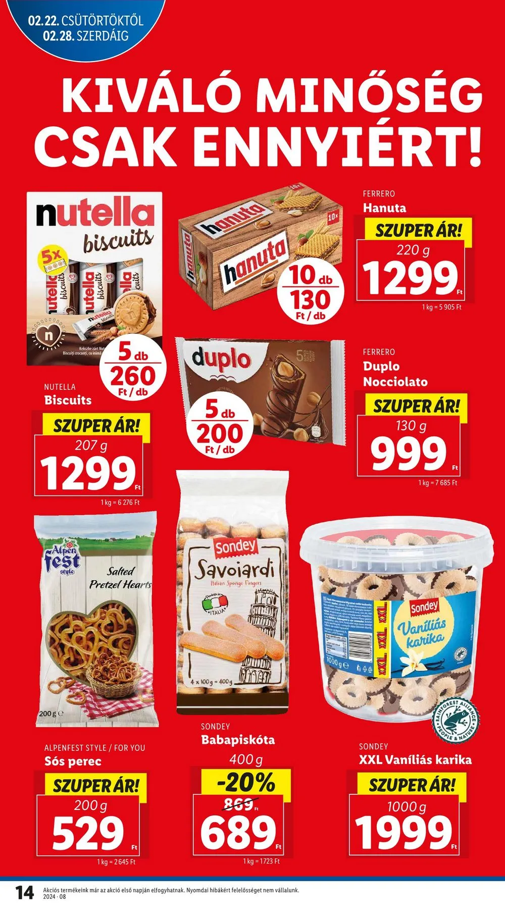 Lidl akciós újság 02.22–02.28 – 14. oldal