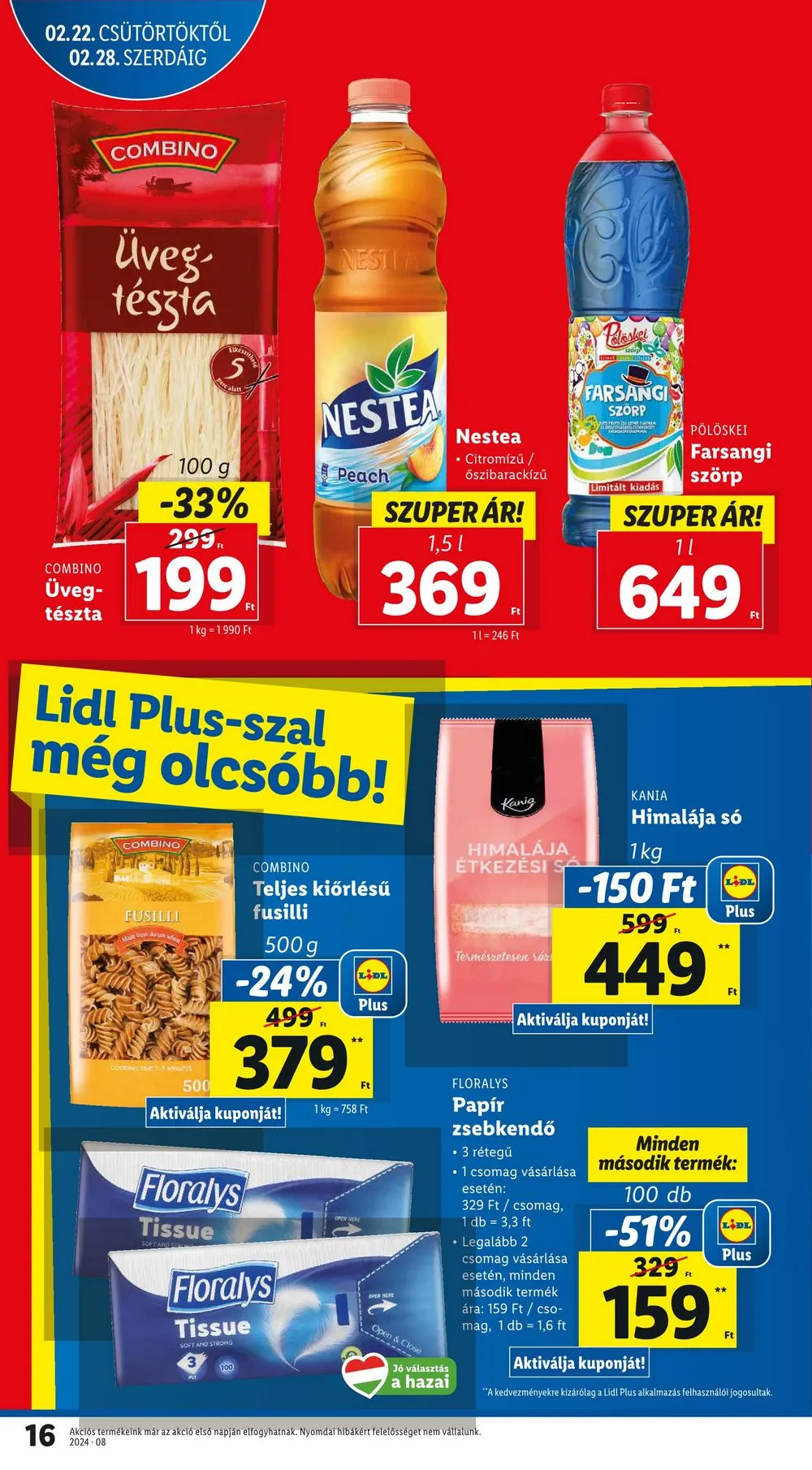 Lidl akciós újság 02.22–02.28 – 16. oldal
