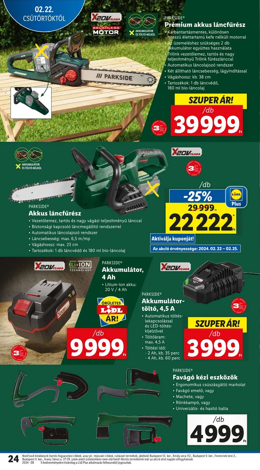 Lidl akciós újság 02.22–02.28 – 24. oldal