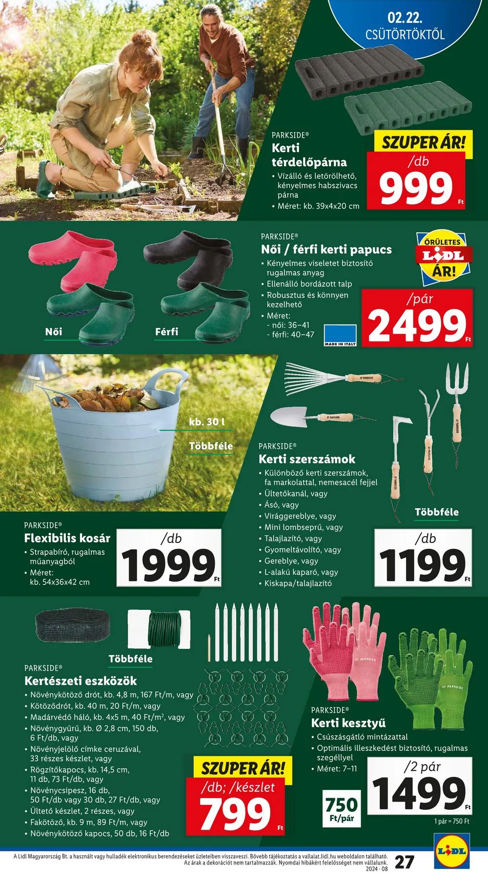Lidl akciós újság 02.22–02.28 – 27. oldal