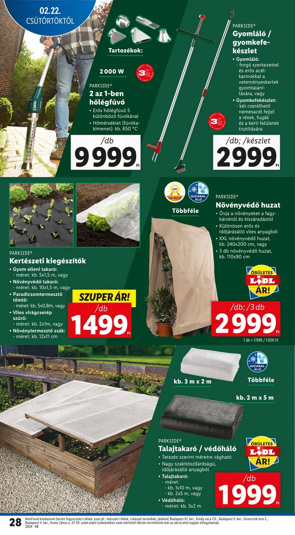 Lidl akciós újság 02.22–02.28 – 28. oldal
